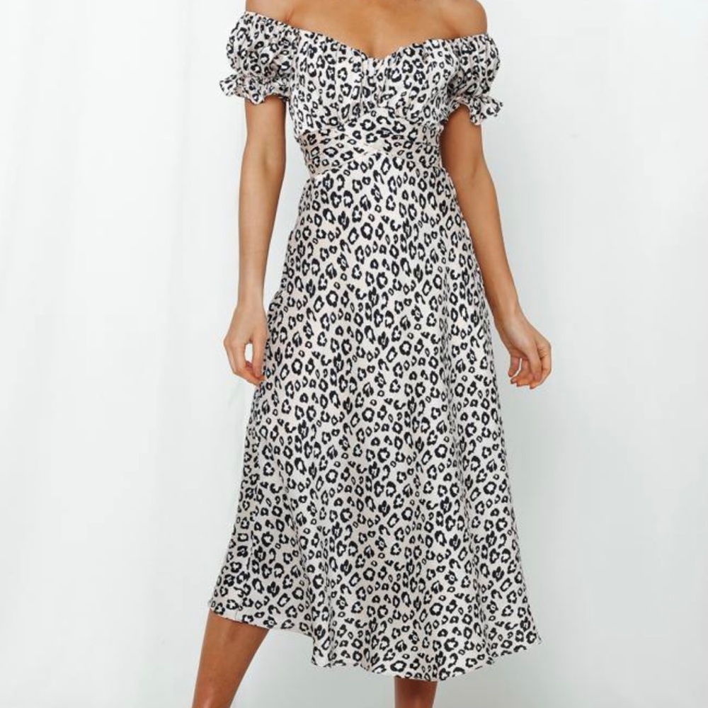 SPICED GINGER MEDLEY MAXI DRESS PINK LEOPARD ✨NWT✨